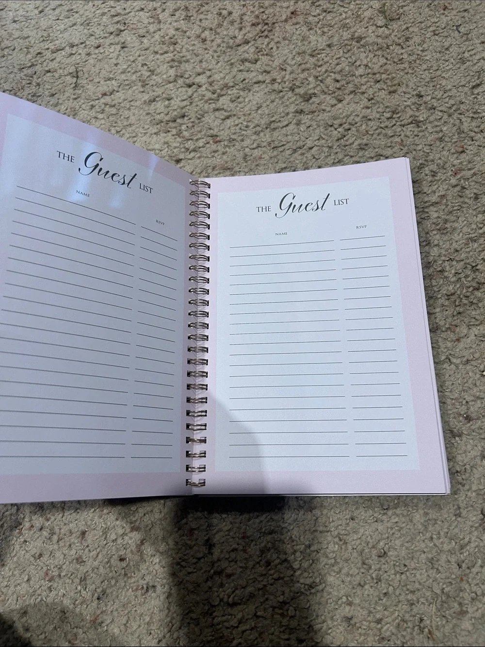 Happily Ever After Planning Notebook - Blush Pink